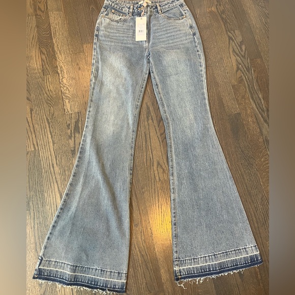 LoveShackFancy Kala Flare Jeans - Picture 6 of 7